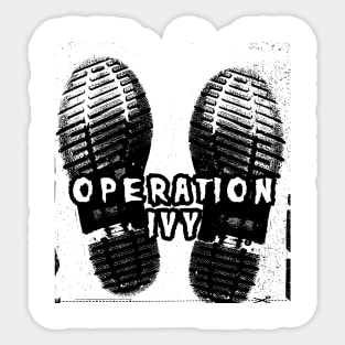 operation ivy classic boot Sticker
